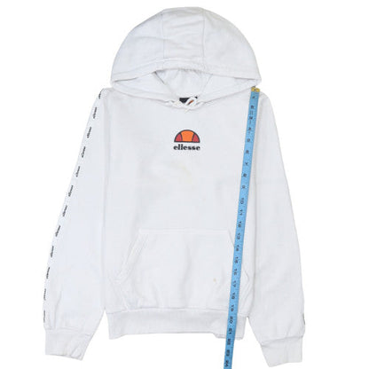 Girls UK Size 13-14 Years ellesse White Pullover Hoodie