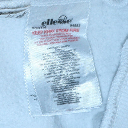 Girls UK Size 13-14 Years ellesse White Pullover Hoodie