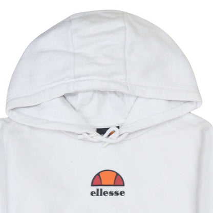 Girls UK Size 13-14 Years ellesse White Pullover Hoodie