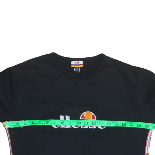 Mens UK Size XS ellesse Black Pullover Sweatshirt