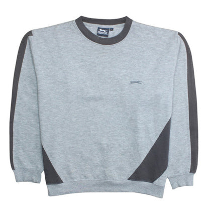 Womens UK Size L Slazenger Grey Pullover Sweatshirt
