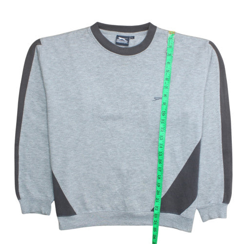 Womens UK Size L Slazenger Grey Pullover Sweatshirt