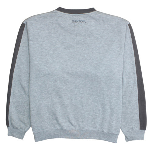 Womens UK Size L Slazenger Grey Pullover Sweatshirt