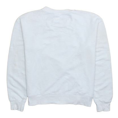 Champion Girls White Pastel Logo Crew Neck Sweatshirt 15-16 Years