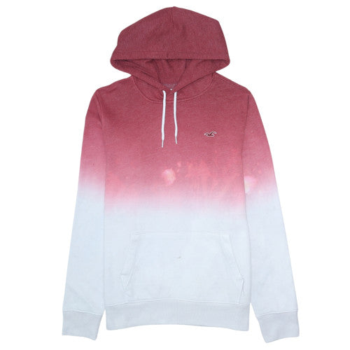 Mens UK Size L Hollister Red Pullover Hoodie
