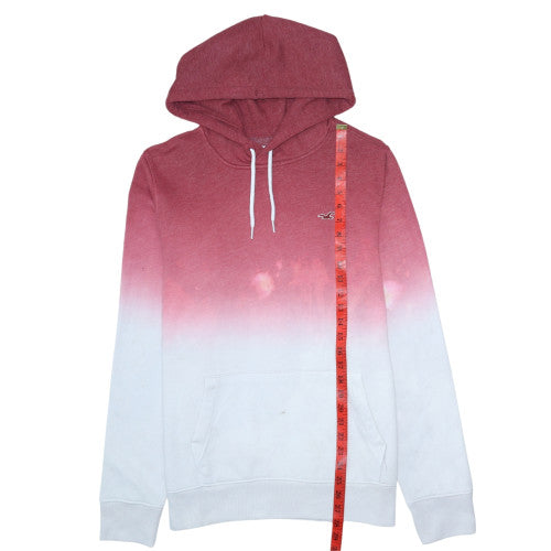 Mens UK Size L Hollister Red Pullover Hoodie