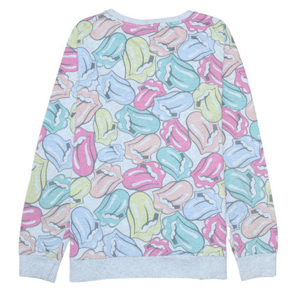 Womens UK Size 18 The Rolling Stones Multicoloured Pullover Sweatshirt