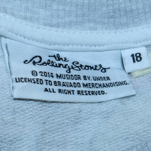 Womens UK Size 18 The Rolling Stones Multicoloured Pullover Sweatshirt