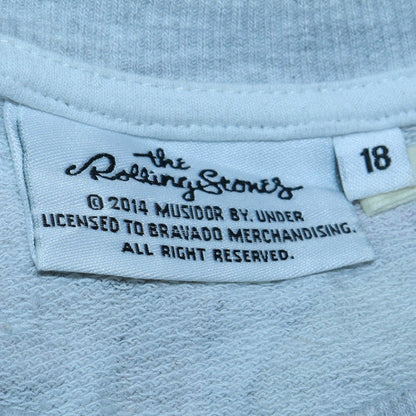 Womens UK Size 18 The Rolling Stones Multicoloured Pullover Sweatshirt
