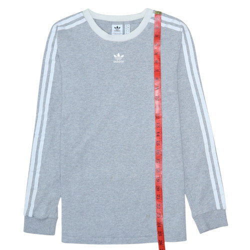 Womens UK Size 12 adidas Grey Pullover Sweatshirt