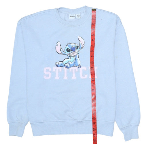 Primark Disney Women Blue Stitch Pullover Sweatshirt XS