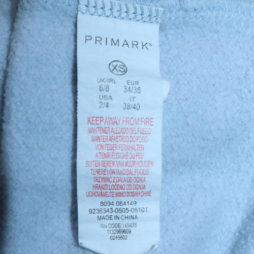 Womens UK Size XS Primark Blue Pullover Sweatshirt
