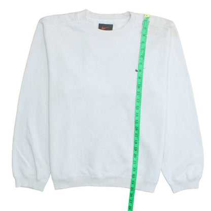 Mens UK Size S Nike White Pullover Sweatshirt