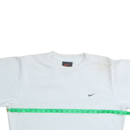 Mens UK Size S Nike White Pullover Sweatshirt