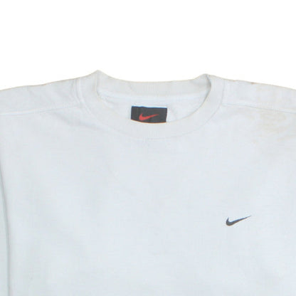Mens UK Size S Nike White Pullover Sweatshirt
