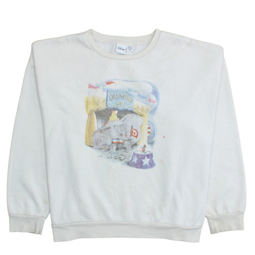 Womens UK Size M Disney White Pullover Sweatshirt