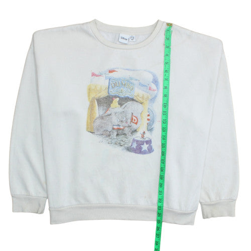 Womens UK Size M Disney White Pullover Sweatshirt