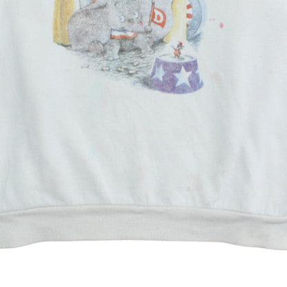 Womens UK Size M Disney White Pullover Sweatshirt