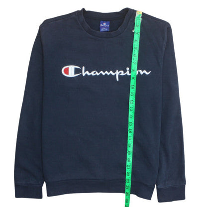 Mens UK Size M Champion Blue Pullover Sweatshirt