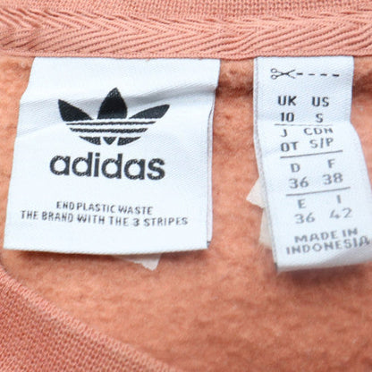 Womens UK Size 10 adidas Brown Pullover Sweatshirt