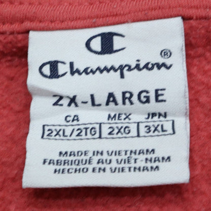 Womens UK Size 2XL Champion Red Gym & Training Running & Jogging Walking Jacket