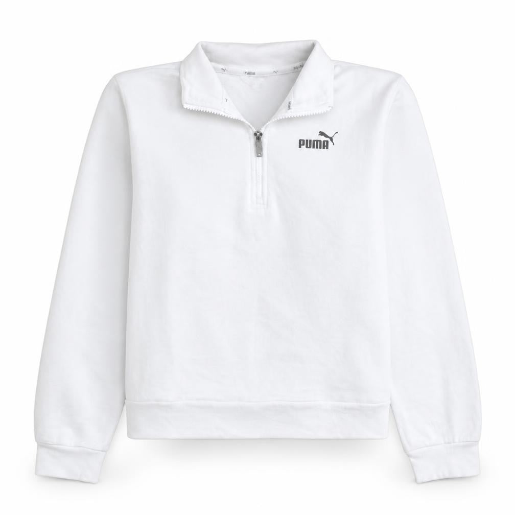 Womens UK Size M PUMA White Pullover Sweatshirt
