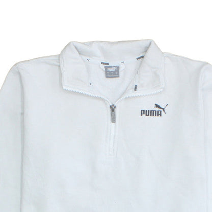 Womens UK Size M PUMA White Pullover Sweatshirt
