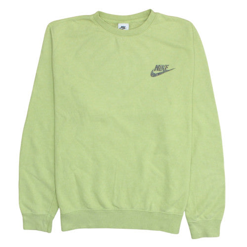 Womens UK Size M Nike Green Pullover Sweatshirt