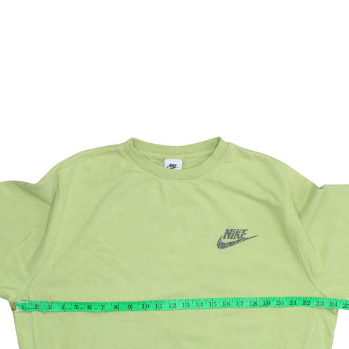 Womens UK Size M Nike Green Pullover Sweatshirt