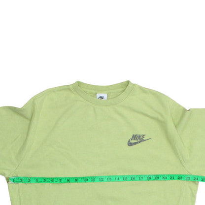 Womens UK Size M Nike Green Pullover Sweatshirt