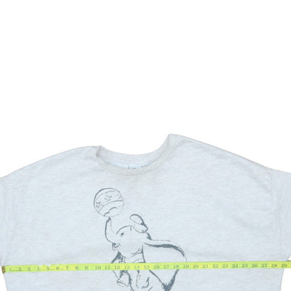 Womens UK Size 2XL Disney Grey Pullover Sweatshirt