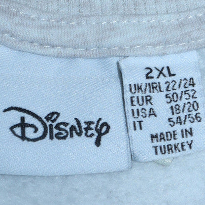 Womens UK Size 2XL Disney Grey Pullover Sweatshirt