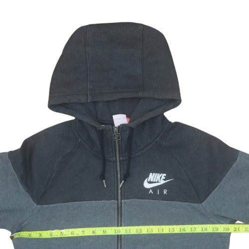 Mens UK Size S Nike Grey Full Zip Hoodie