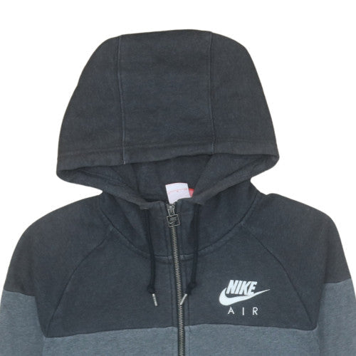 Mens UK Size S Nike Grey Full Zip Hoodie