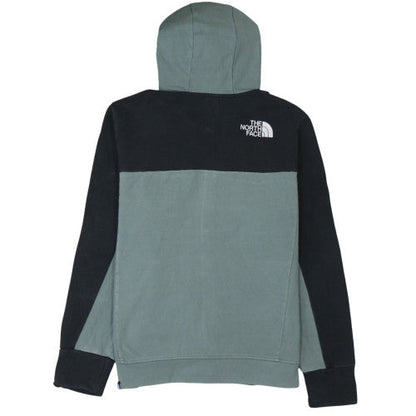 Mens UK Size L The North Face Green Full Zip Hoodie