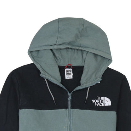 Mens UK Size L The North Face Green Full Zip Hoodie