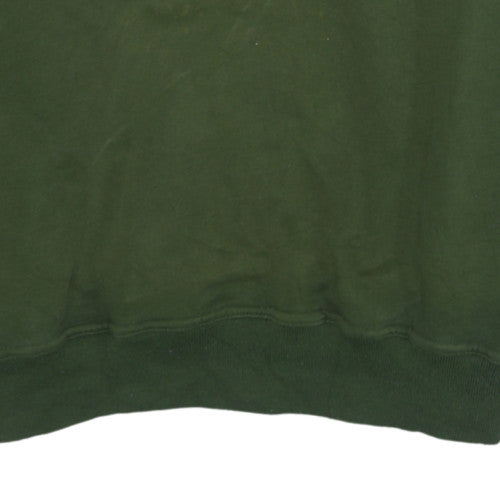 Mens UK Size L Rick Armand Green Henley Sweatshirt