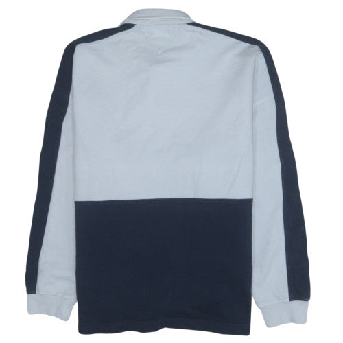 Mens UK Size L Tommy Jeans Multicoloured Henley Sweatshirt