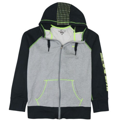 Mens UK Size XL Nike Grey Full Zip Hoodie