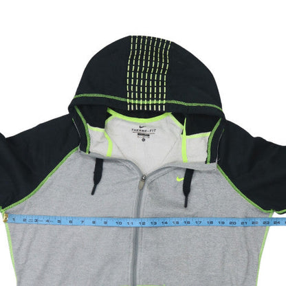 Mens UK Size XL Nike Grey Full Zip Hoodie