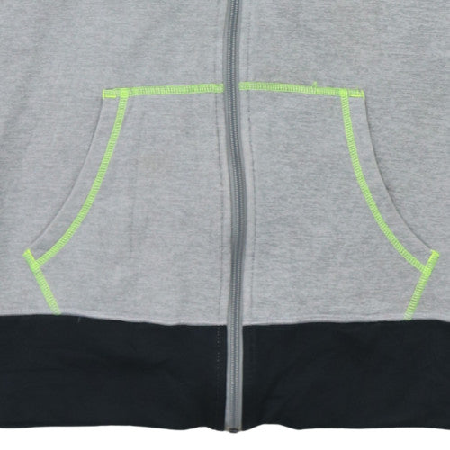 Mens UK Size XL Nike Grey Full Zip Hoodie