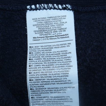 Mens UK Size S Nike Blue Pullover Hoodie