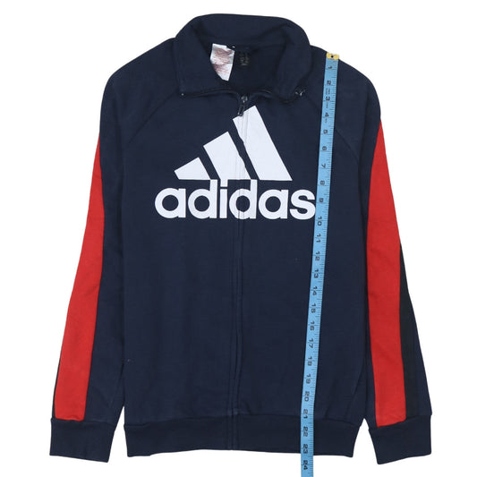 Boys UK Size 13-14 Years adidas Blue Track Jacket