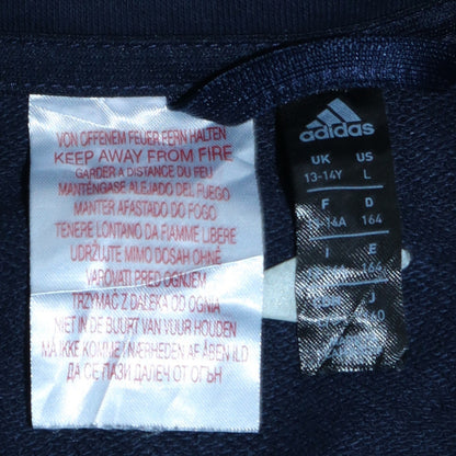 Boys UK Size 13-14 Years adidas Blue Track Jacket