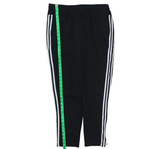 Mens UK Size XL adidas Regular Fit Track Pants Black Trousers