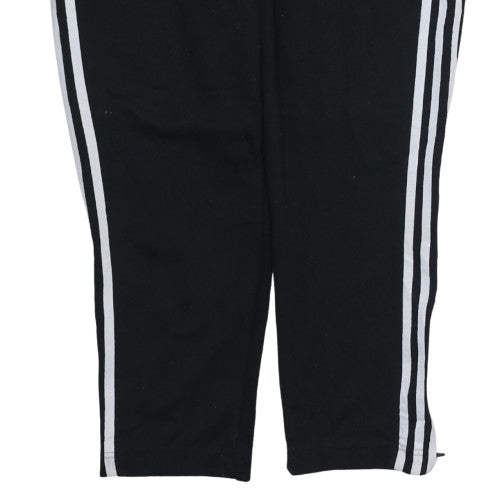Mens UK Size XL adidas Regular Fit Track Pants Black Trousers