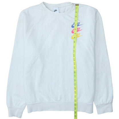 Mens UK Size M Nike White Pullover Sweatshirt