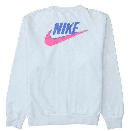 Mens UK Size M Nike White Pullover Sweatshirt