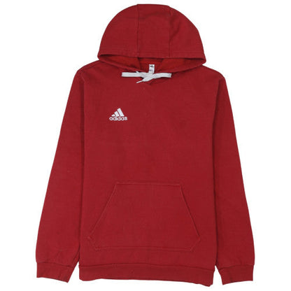 Mens UK Size M adidas Red Pullover Hoodie