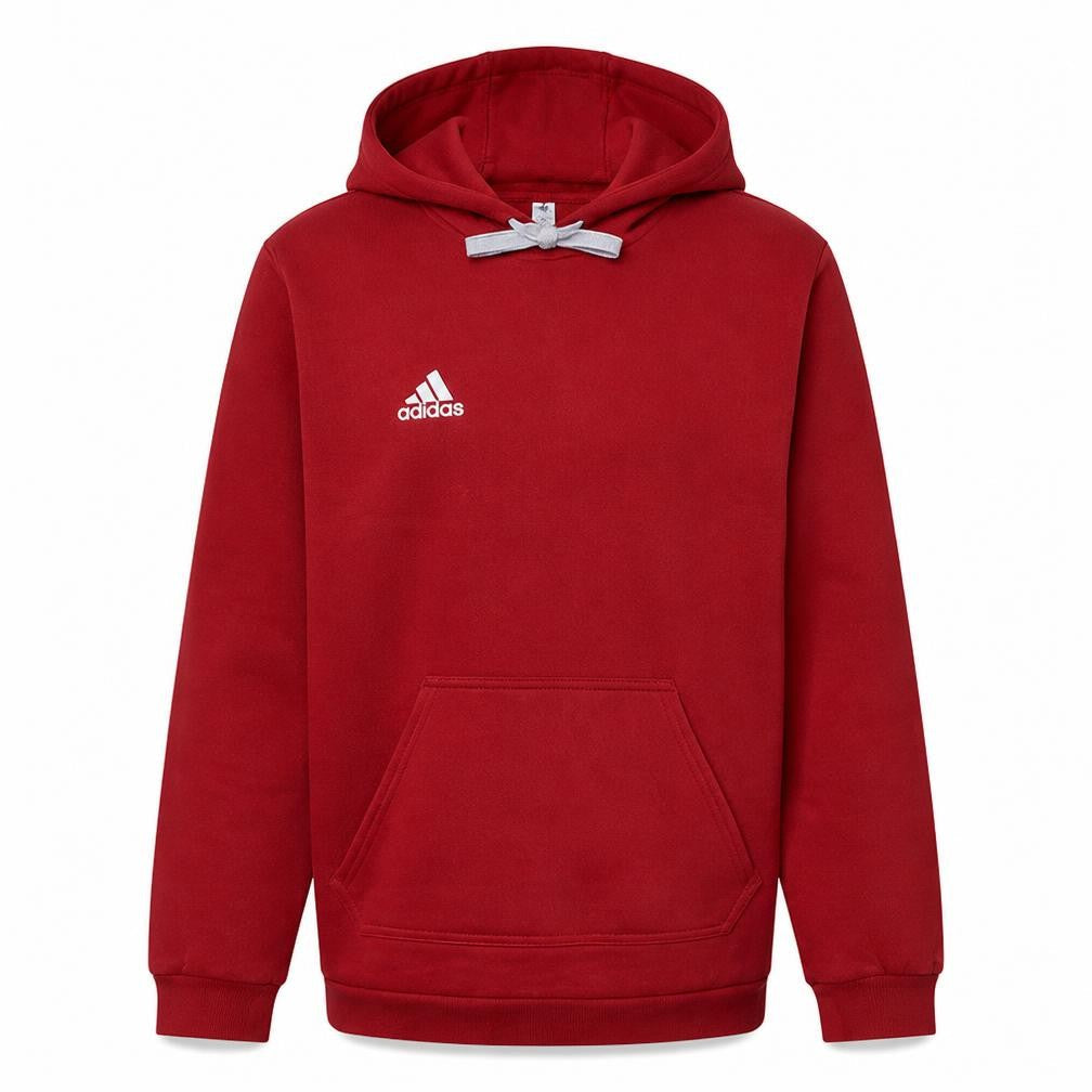 Mens UK Size M adidas Red Pullover Hoodie